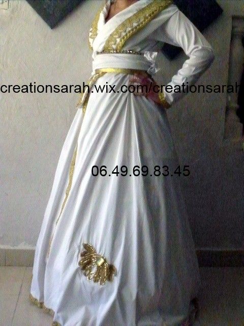 caftan blanc 
